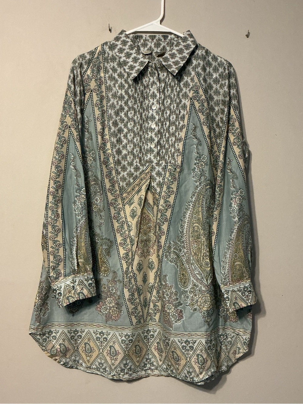 Soft Surroundings Pastel Paisley Tunic